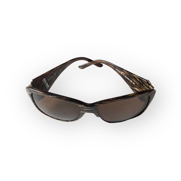 Miu Miu ♛ Metal Crown Sunglasses ♛ Brown Tortoise Shell ♛ Chic Luxury Sunnies ♛ - Picture 4 of 16